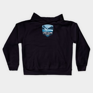 Frozen Lake Clark National Park Kids Hoodie